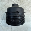 Copo Tampa Filtro De Óleo Motor Chevrolet S10 2.8 2013 2016 Preto