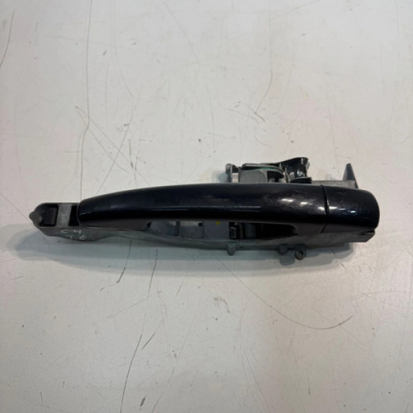 Maçaneta Externa Porta Citroen C4 2009 2013 Tras Esquerda Preto Traseira