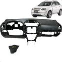 Kit Airbag Captiva 2009 2010 2011 2012 Sem Módulo Preto