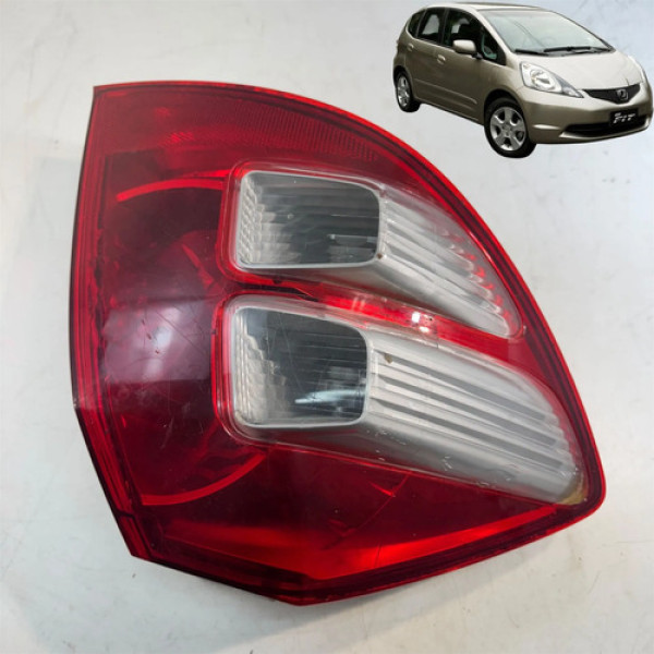 Lanterna Esquerda Honda Fit 2009 2010 2011 2012 Original Esquerdo/motorista Vermelho