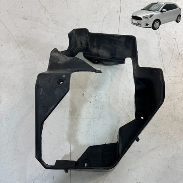 Suporte Moldura Alavanca Câmbio Ford Ka 1.0 2015 A 2018 Preto Lisa