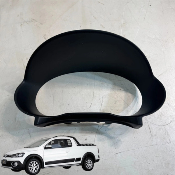 Moldura Painel Instrumentos Volkswagen Saveiro 1.6 2014 2015 Preto