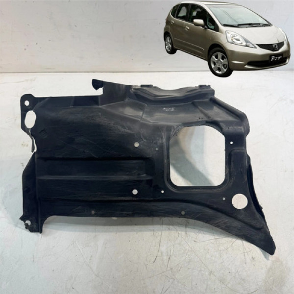 Defletor Parabarro Honda Fit 2009 A 2014 Dianteiro Esquerdo