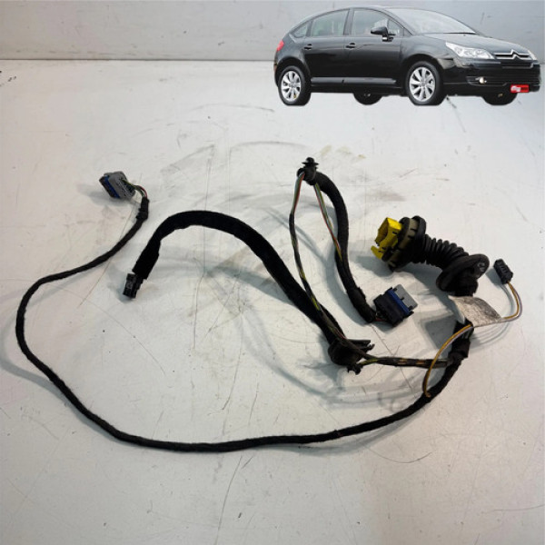 Chicote Porta Citroen C4 2009 A 2013 Traseira Esquerda