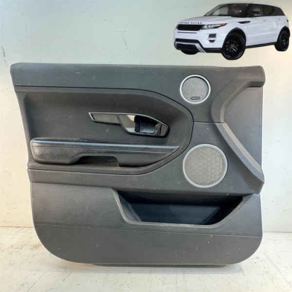 Forro Porta Dianteiro Esquerdo Evoque 2013 2014 Original Preto