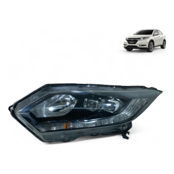 Farol Esquerdo Honda Hr-v Hrv 1.8 2017 2018 2019 C/ Detalhe Esquerdo/motorista