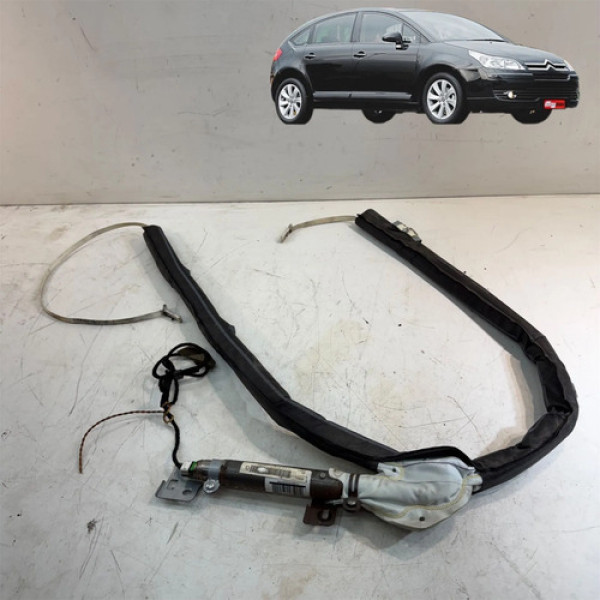 Cortina Airbag Lateral Esquerdo C4 Hatch 2009 2010 2011 Bege