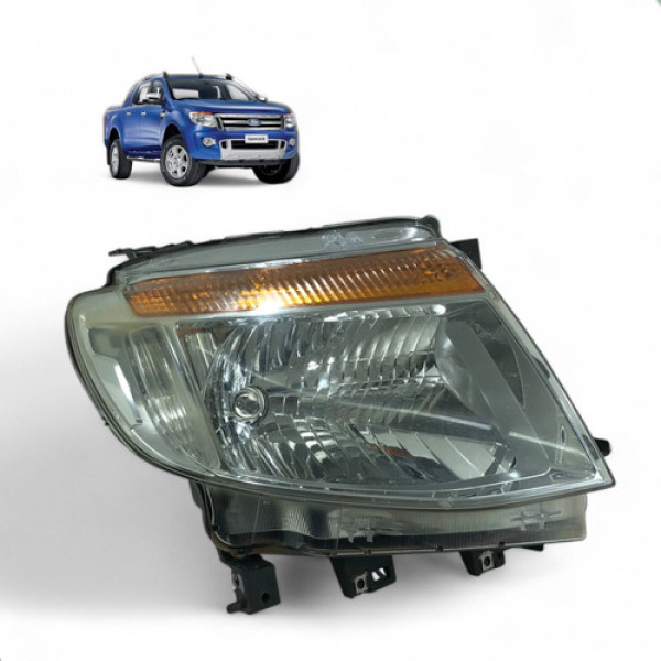 Farol Dianteiro Ford Ranger 2013 2016 Direito Original Direito/passageiro