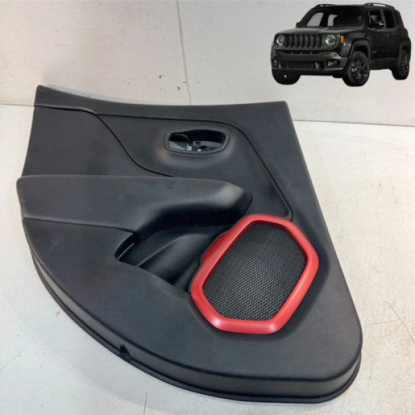 Forro Porta Traseira Esquerda Jeep Renegade 2016 A 2021 Preto