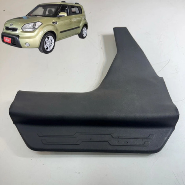 Acabamento Soleira Traseira Esquerda Kia Soul 2009 A 2012 Preto