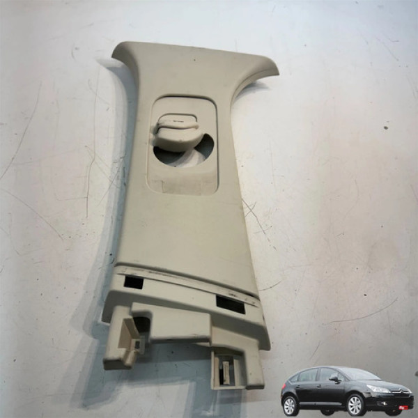 Moldura Coluna Central Esquerda Citroen C4 Hatch 2009 2013