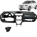 Kit Airbag Captiva 2009 2010 2011 2012 Sem Módulo Preto