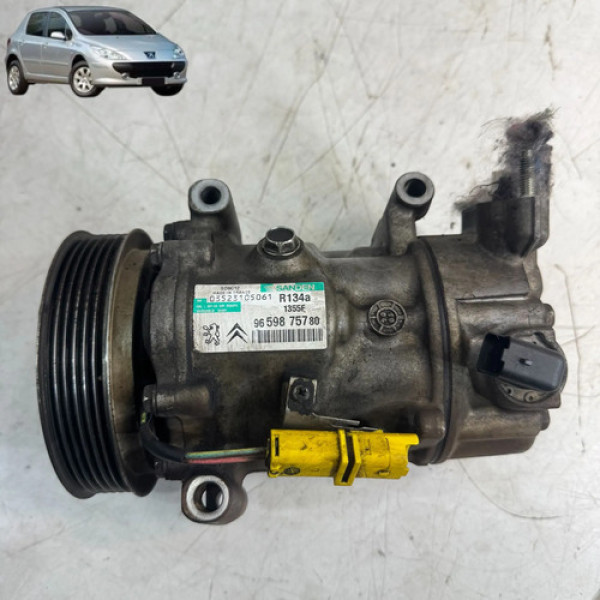 Compressor Ar Condicionado Peugeot 307 1.6 2009 A 2012