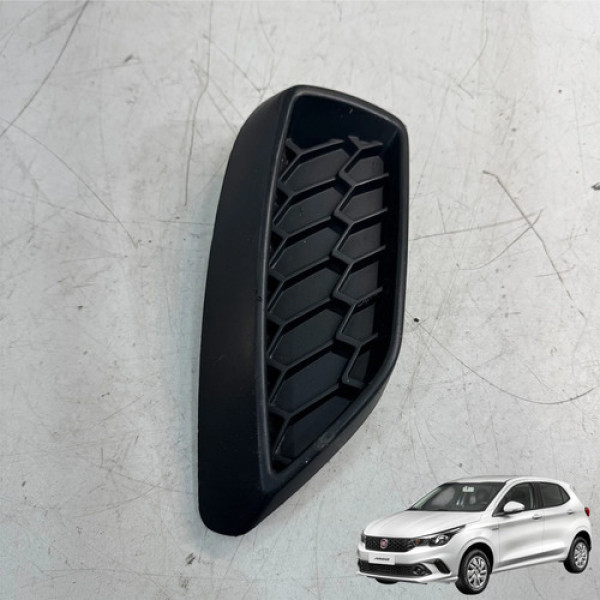Moldura Farol Neblina Direito Fiat Argo 2018 A 2022 Original Preto Direito