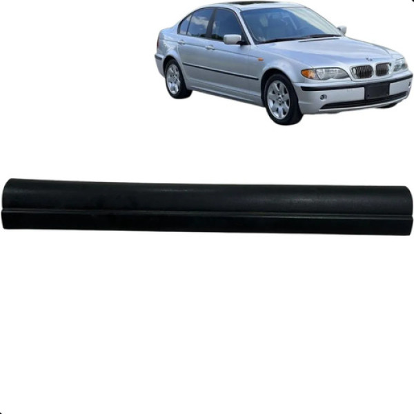 Soleira Porta Dianteira Esquerda Bmw 325i E46 2000 A 2003 Preta
