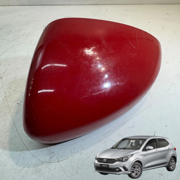Capa Retrovisor Esquerdo Fiat Argo 2018 A 2021 Sem Pisca Vermelho