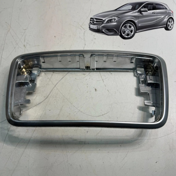 Moldura Rádio Mercedes A200 2013 2014 2015 2016 2017 Cromado