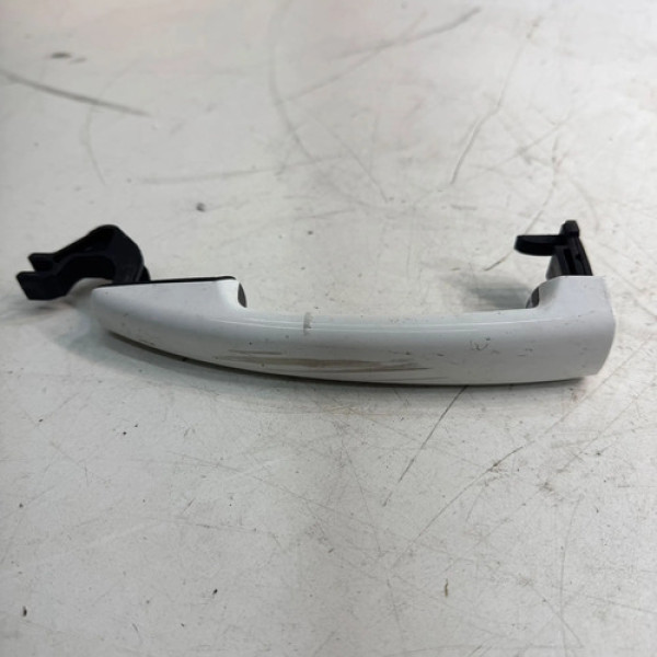 Maçaneta Externa Traseira Direita Peugeot 208 2013 A 2019 Branco Traseira