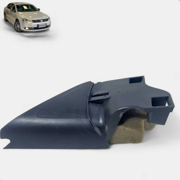 Acabamento Esquerdo Retrovisor Jetta 2011 A 2016 Preto