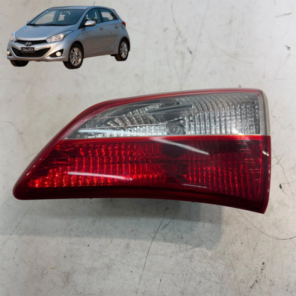 Lanterna Traseira Hb20 Hatch 2013 2019 Direita Tampa  Direito/passageiro Vermelho