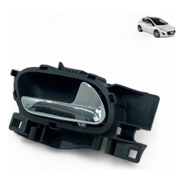 Maçaneta Traseira Direita Peugeot 308 2012 A 2016 Interna Traseira