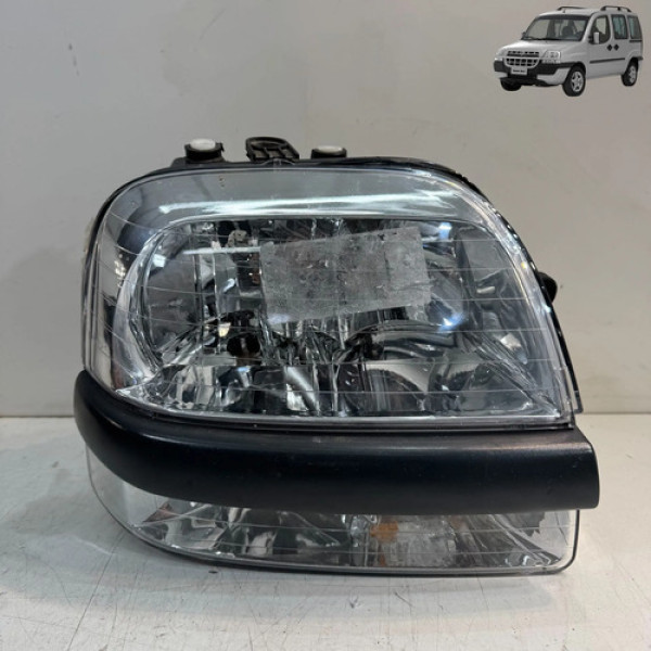 Farol Direito Fiat Doblo 2002 A 2009 Original Direito/passageiro