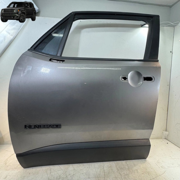 Porta Dianteira Esquerda Jeep Renegade 2016 2021 Original Dianteira Esquerdo Cinza