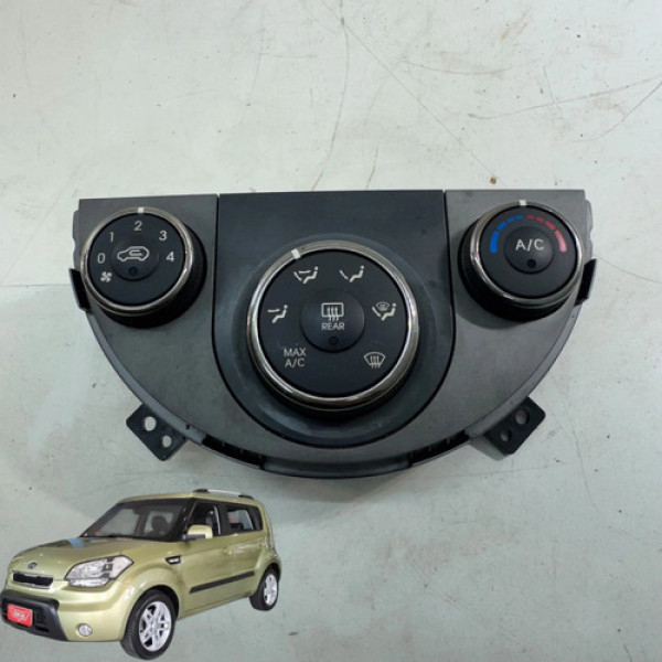 Botão Comando Ar Condicionado Kia Soul 2009 2010 2011 2012 Preto