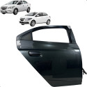 Porta Traseira Direita Onix Prisma 2013 2014 2015 2016 2019 Traseira Direito Preto