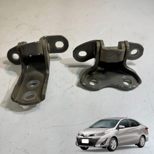 Dobradiça Porta Toyota Yaris 2019 A 2021 Dianteira Esquerda