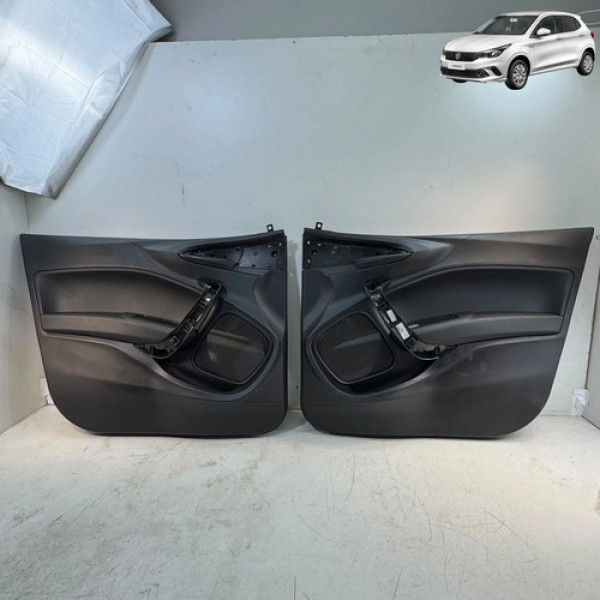 Forro Porta Dianteira Fiat Argo 2018 2021 Par Original
