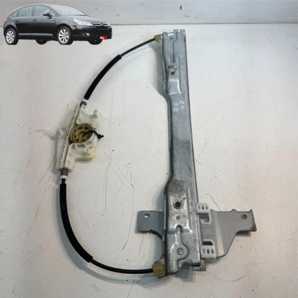 Maquina Vidro Porta Citroen C4 2009 2013 Diant Direita