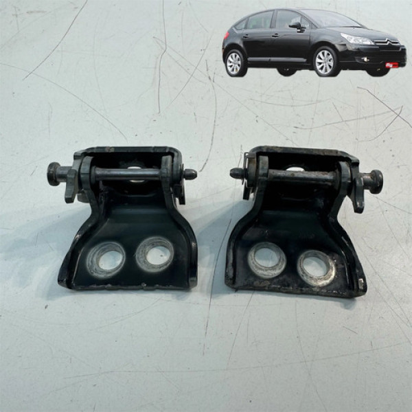 Dobradiça Porta Citroen C4 2009 A 2013 Dianteira Direita