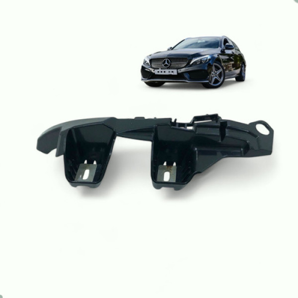 Guia Parachoque Traseiro Esq Mercedes C180 2015 A 2018