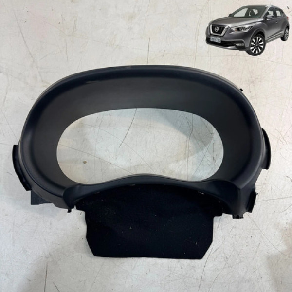 Moldura Painel De Instrumento Nissan Kicks 2017 A 2021 Preto