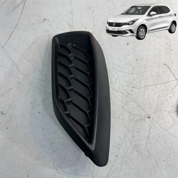 Moldura Farol Neblina Esquerdo Fiat Argo 2018 2019 2020 2021 Preto Esquerdo