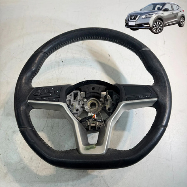 Volante Direção Nissan Kicks 1.6 Sl 2017 2018 2019 2020 Preto