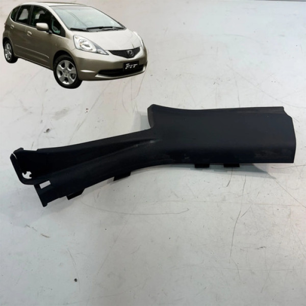Acabamento Soleira Traseira Direita Honda Fit 2009 A 2014 Preto