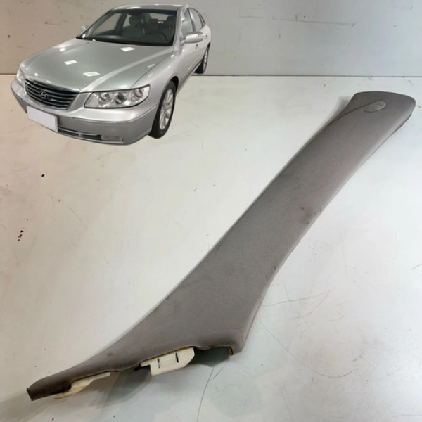 Acabamento Coluna Parabrisa Esquerda Hyundai Azera 2008 2010 Cinza