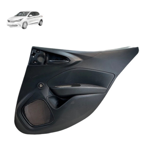 Forro Porta Fiat Argo 2018 2021 Traseira Direita Original Preto