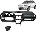 Kit Airbag Captiva 2009 2010 2011 2012 Sem Módulo Preto