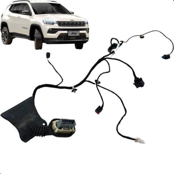 Chicote Porta Jeep Compass 2022 2023 2024 Traseira Esquerda