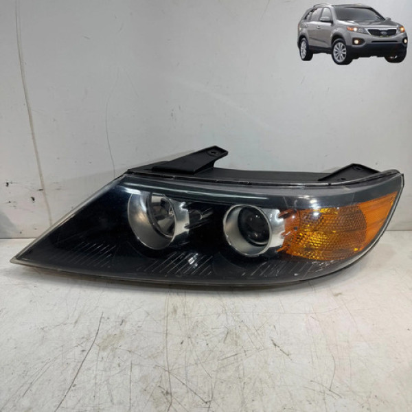 Farol Esquerdo Kia Sorento 2011 2013 Completo C/reator Esquerdo/motorista