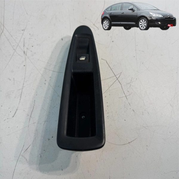 Botão Vidro Porta Citroen C4 2009 2013 Traseira Esquerda