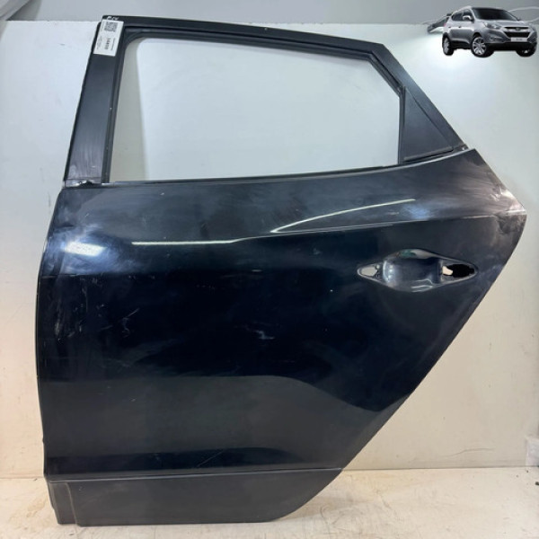 Porta Traseira Esquerda Hyundai Ix35 2012 2013 2016 Original Traseira Esquerdo Preto