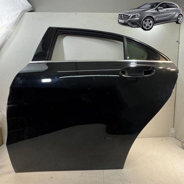 Porta Traseira Esquerda Mercedes A200 2013 A 2017 Traseira Esquerda Preto