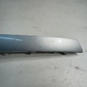 Moldura Friso Grade Dianteira Chevrolet Meriva 1.8 2009 2012 Cinza Brilhante