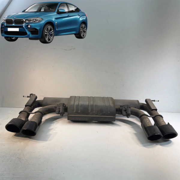 Silenciador Escapamento Traseiro Bmw X6 2018 2019 Original