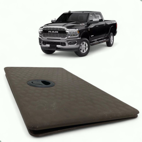 Tampa Porta Objeto Traseiro Dodge Ram 2019 A 2023  Marrom