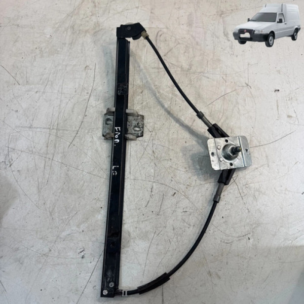 Máquina Vidro Manual Fiat Fiorino 2009 2013 Diant Esquerda